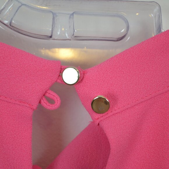 Julia Jordan Knot Halter Neck Sleeveless Faux Wrap Tulip Hem Mid Maxi Womens 2 - Picture 9 of 11